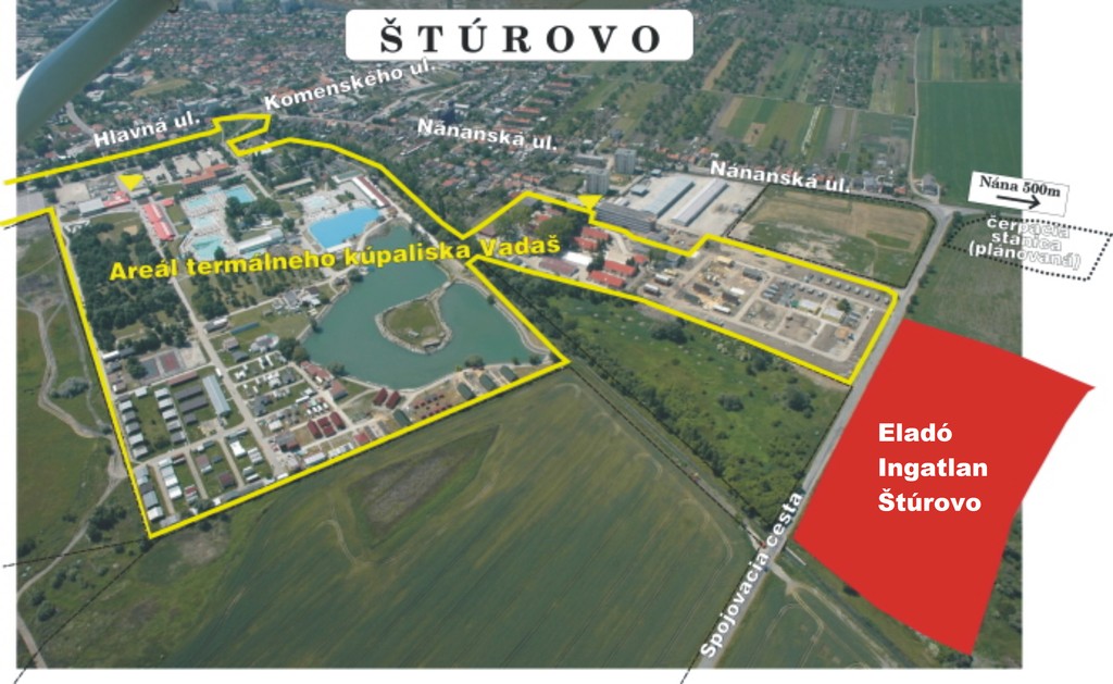 elado ingatlan sturovo